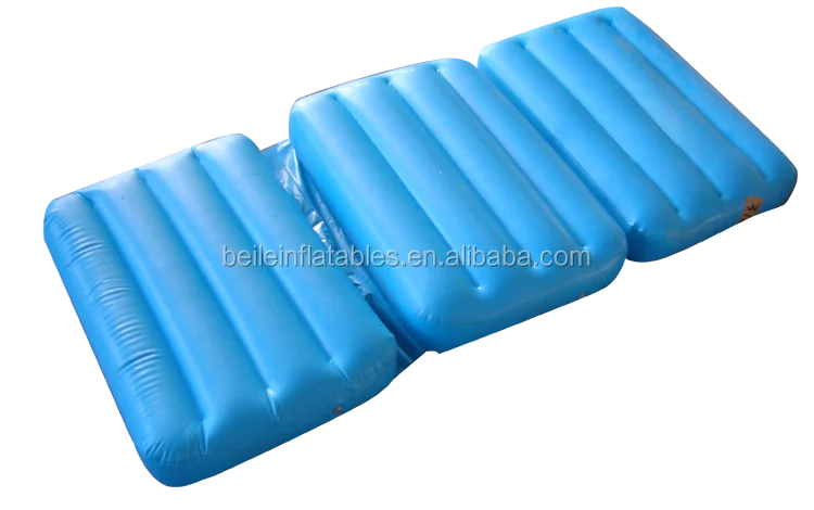 Customized PVC Inflatable Swimming Pool Water Bed Lounge Mat Advertising Inflatables Product