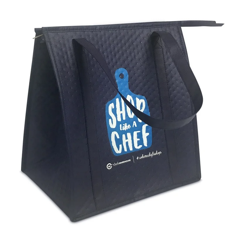 Очень большая тяжелая Сумка-тоут с индивидуальным логотипом многоразовая изолированная сумка-холодильник Preimum Термосумка-холодильник