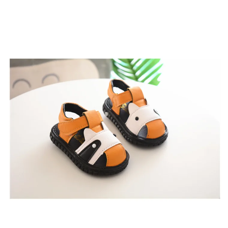 
 Летние Новые сандалии для мальчиков с вырезами детская повседневная обувь детские сандалии с мягкой подошвой  
