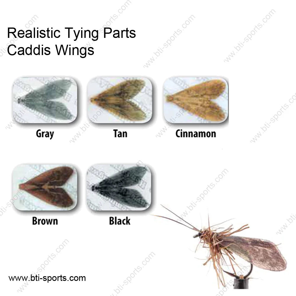 Caddis dry fly wings Patterns tying