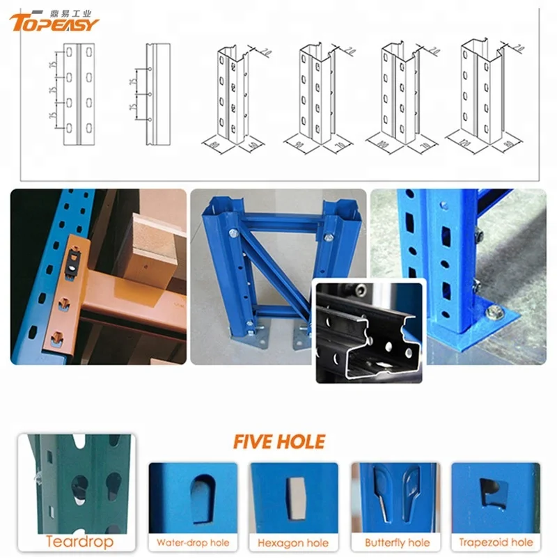 Customized Heavy Duty Cold-rolled Steel Pallet Racking System Rack Hs Code for Storage Racking