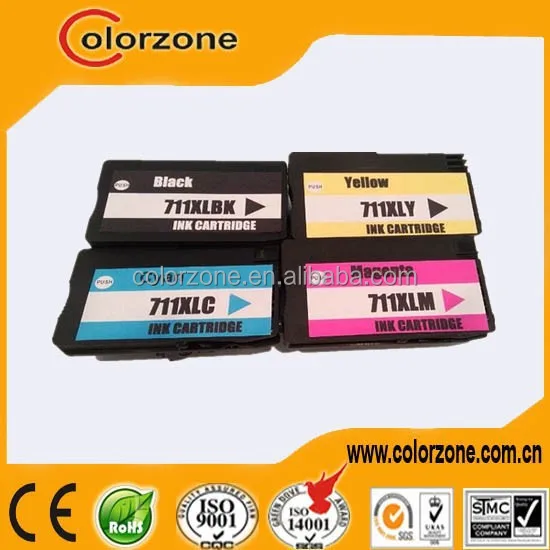 TINTA HP 711 YELLOW CZ136A 3 PACK 29ML | Sumblex 🖨️