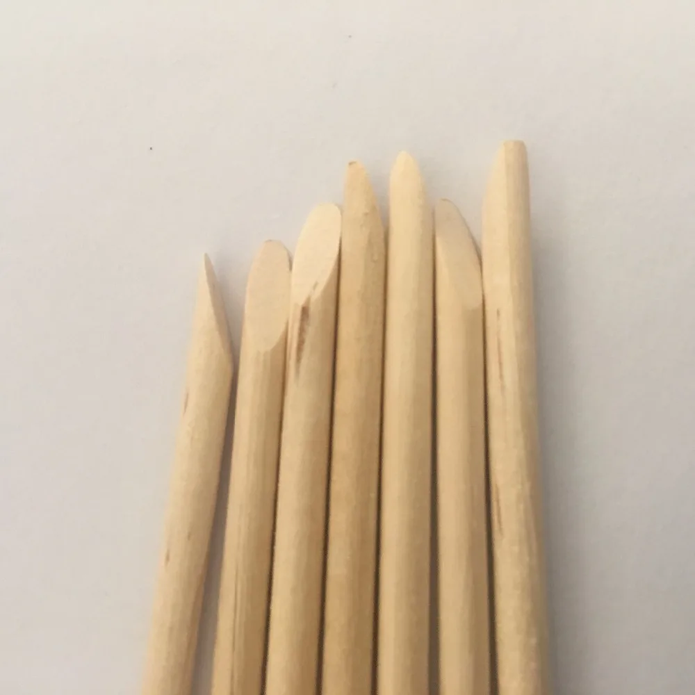 Двухсторонняя пилка для ногтей, шлифовальная деревянная палочка для ногтей с абразивным слоем