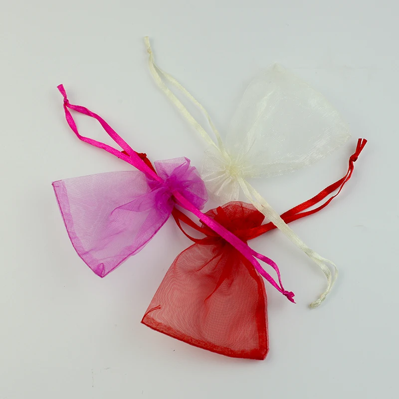 Оптовая продажа, Ювелирный Прозрачный мешок из органзы с логотипом