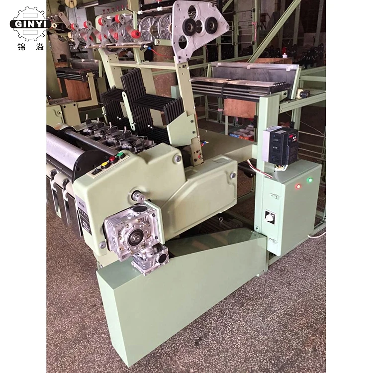
 GINYI High speed shuttleless needle loom narrow weave machine twill tape loom machine  