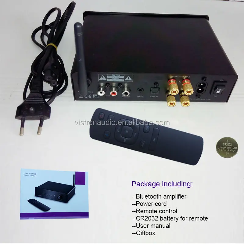 2.1 Channel Stereo Amplifier with 50W RMS and 200W Max Output HiFi Receiver for Home Audio