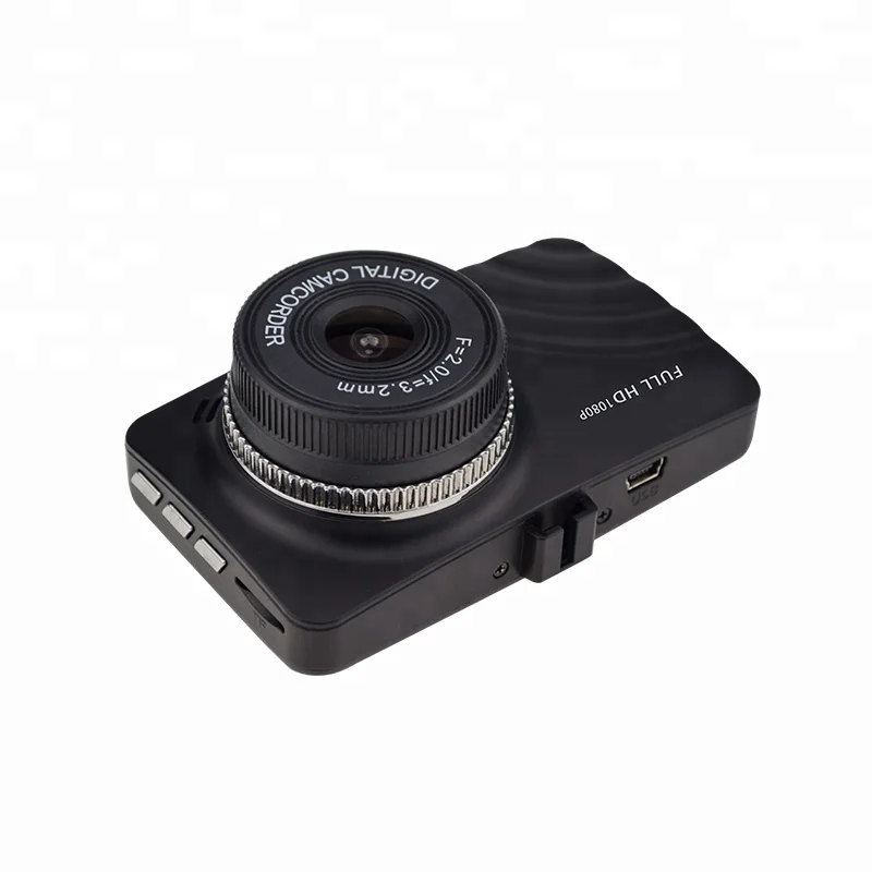 Single Lens 1080p Vehicle Recording Camera 3 Inch Display Screen Automobile DVR Camera with Novatek 96223 Car Safety Recorder