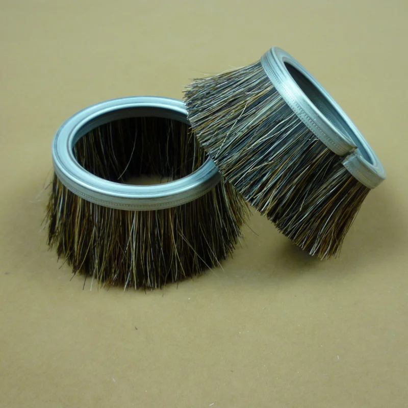 TDF Cup Formed Brush Dust Collection Hood Brushes for CNC Machines
