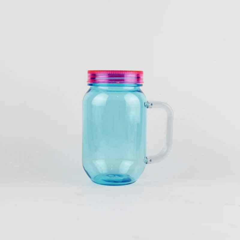 20 Oz Acrylic Mason Jar with Lid & Straw - BPA Free