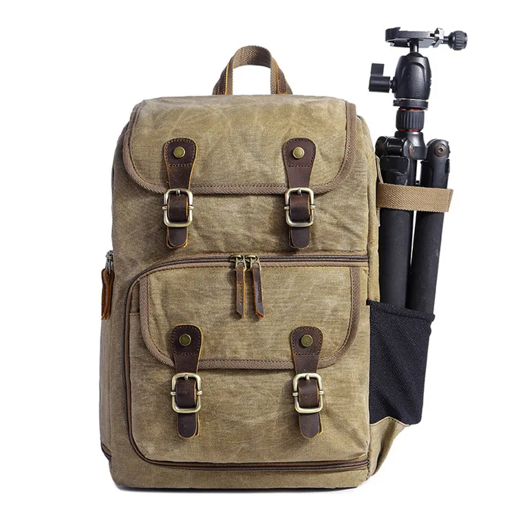 Large Capacity  Canvas Camera Backpack  Knapsack Video Bags