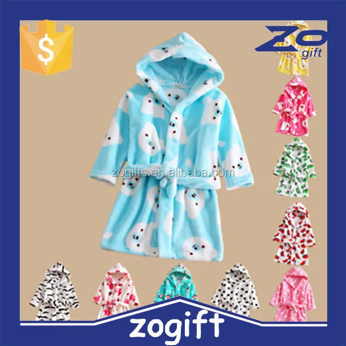 
 Zogift дешево оптом 100% хлопок детские пляжные Халат  