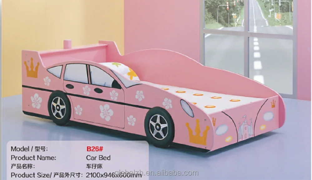 Baby Car Beds Wooden Kids Bedroom Set Car Bed With Wardrobe