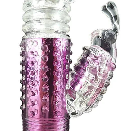 12 Speeds Multi-Frequency Thrusting Rotating Viberate Large Size Butterfly Rabbit Sex Toys for Women Pleasure