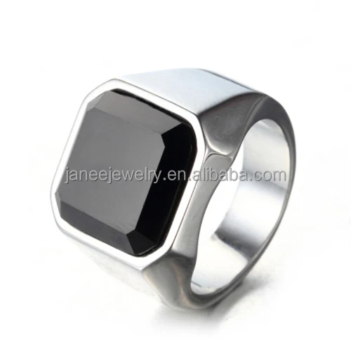 Vintage Personalized Jewelry Mens Black Onyx Agate Stone Ring Stainless Steel Signet Ring Buy Stainless Steel Signet Ring Vintage Black Onyx Ring Agate Stone Product On Alibaba Com