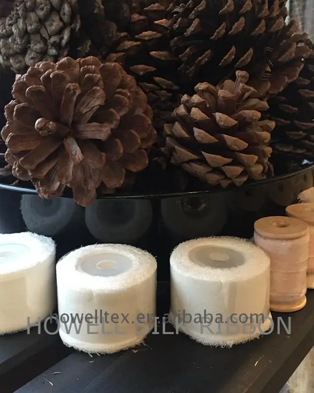 
Шелковая крепированная лента румяна высокого качества декоративная ручная работа 