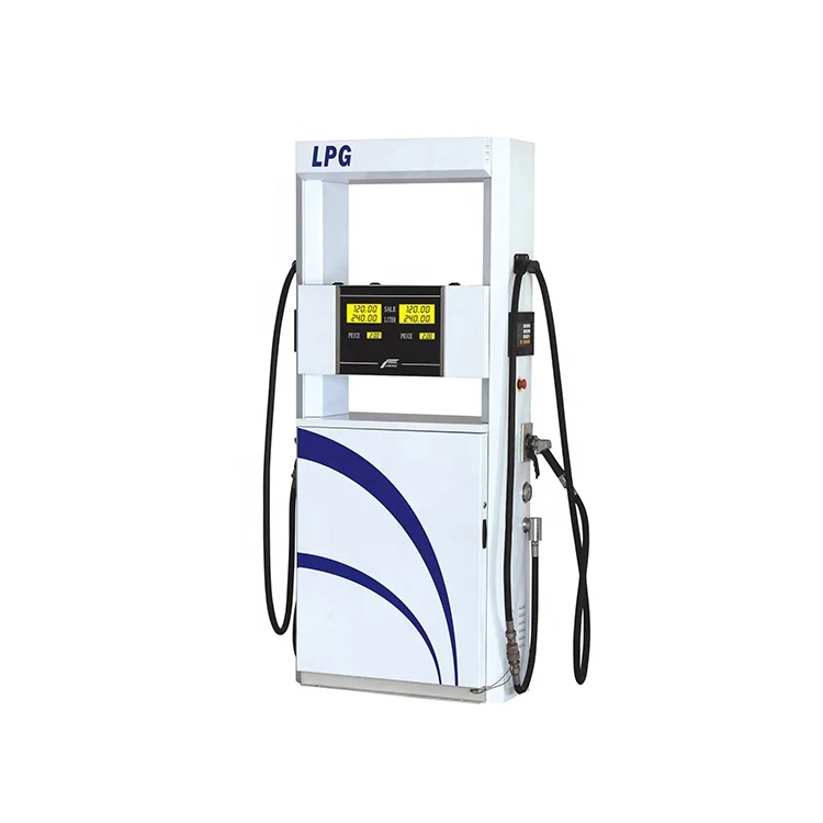 LPG series high performance gear fuel dispensing pumping unit double hoses two pumps mobile diesel dispenser