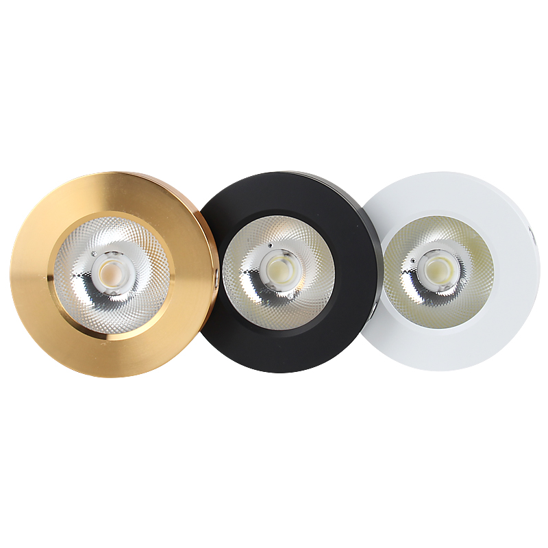 CE RoHS SAA сертифицированный 5 Вт Светодиодный точечный светильник, потолочный мини-светильник для поверхностного монтажа, cob ультратонкий Светодиодный потолочный светильник