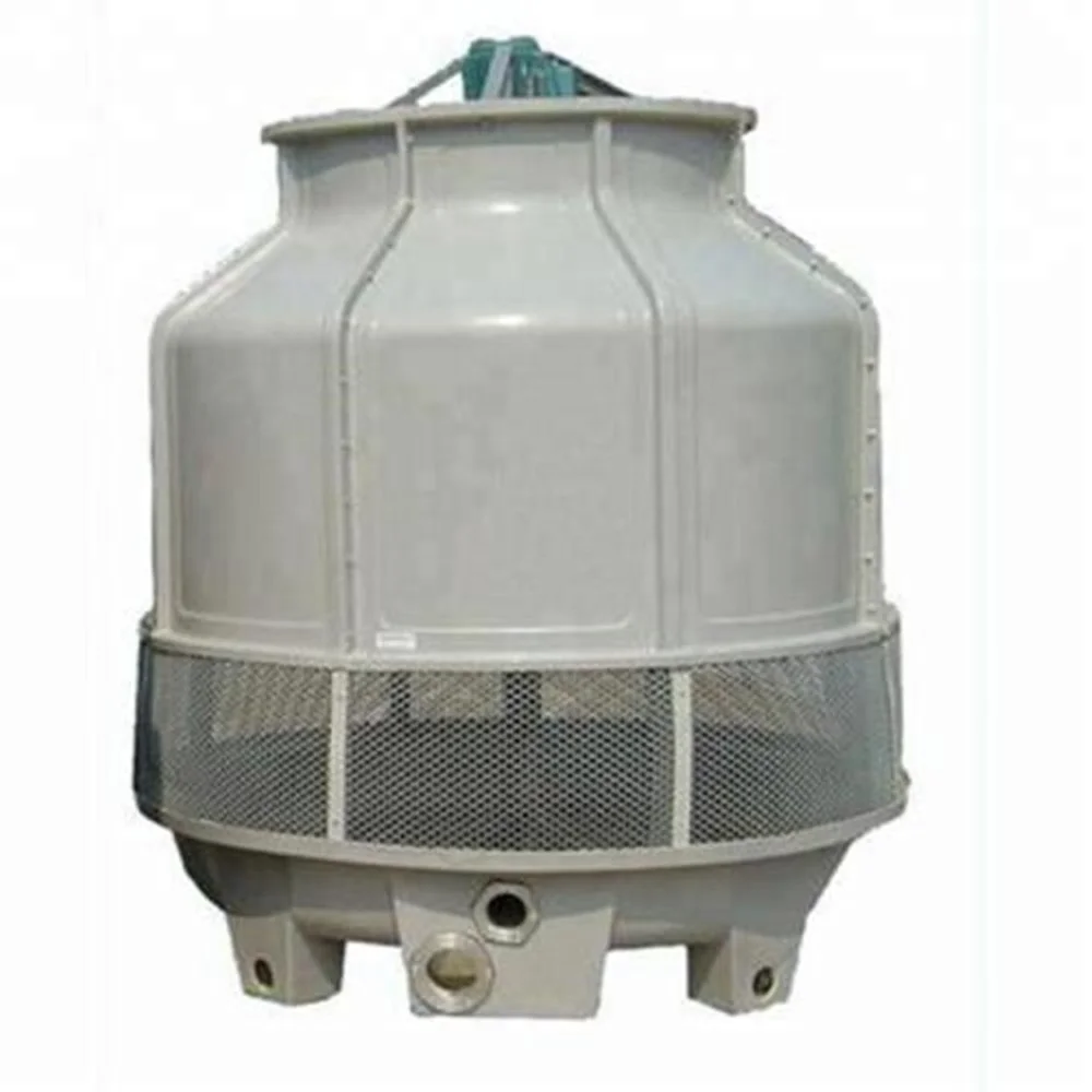100T Cooling Capacity FRP Water Circuit Cooling Tower Oven New Counter Flow Design Motor Fan Pump Core PVC Manufacturing Plants