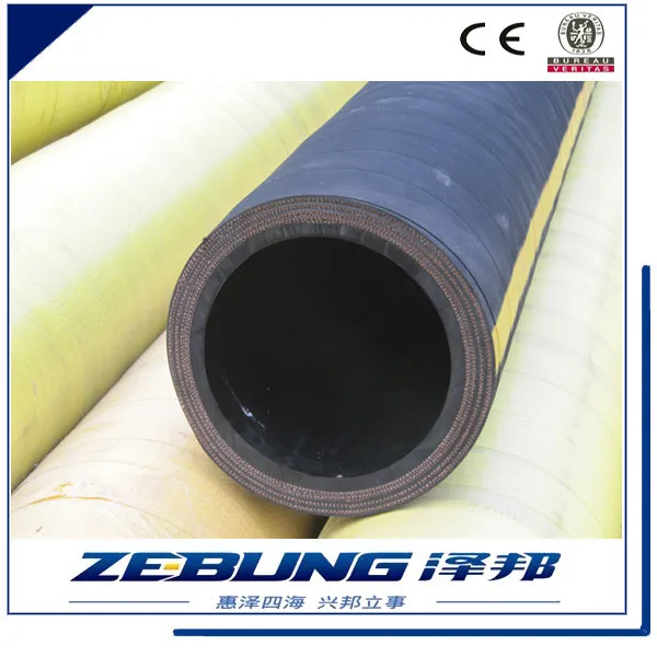 Abrasion and Weather Resistant Synthetic Rubber 50mm Soft Concrete Pump Hydraulic Rubber Hose / Concrete Hoses