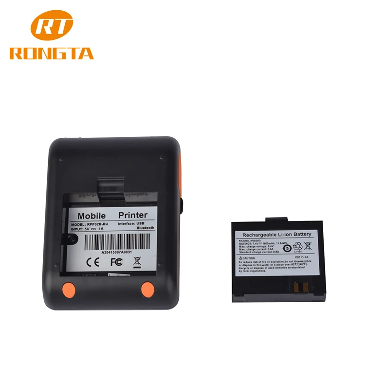 New 58mm Android IOS Handheld Mobile POS Printer Machine Bluetooth USB RPP02B
