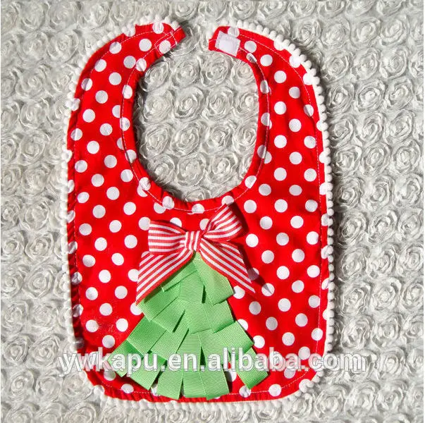 рождество ребенка нагрудники горячая продажа симпатичного младенца