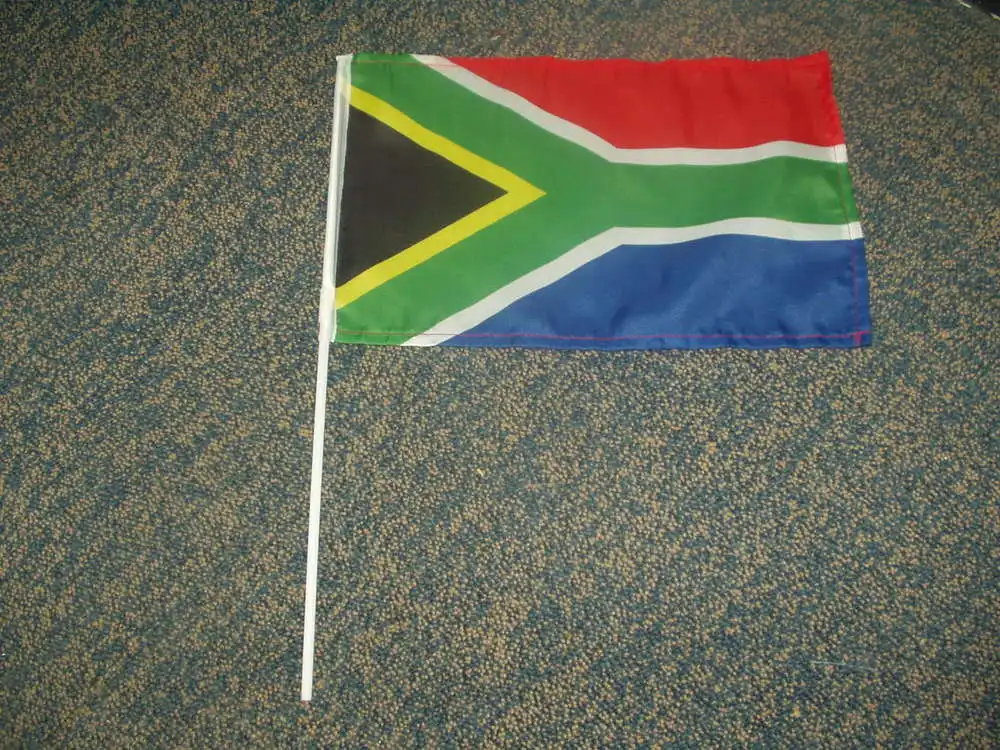 20x30cm hand flag with 40cm plastic pole