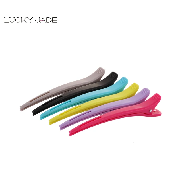 
Профессиональные салонные пластиковые зажимы с крокодиловым тиснением, супер захват, зажимы для волос, для толстых и тонких волос 