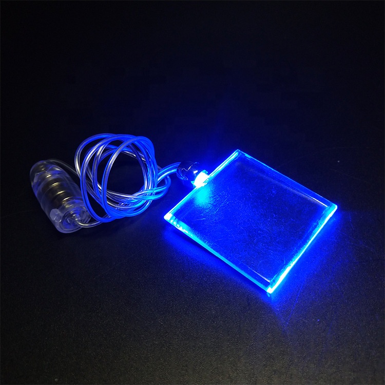 
Индивидуальная форма, логотип, вечеринка, тип товара, светодиодное мигающее ожерелье 