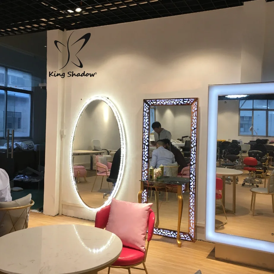 Мебель для салона красоты туалетный столик станция стол макияжа с зеркалом и стулом