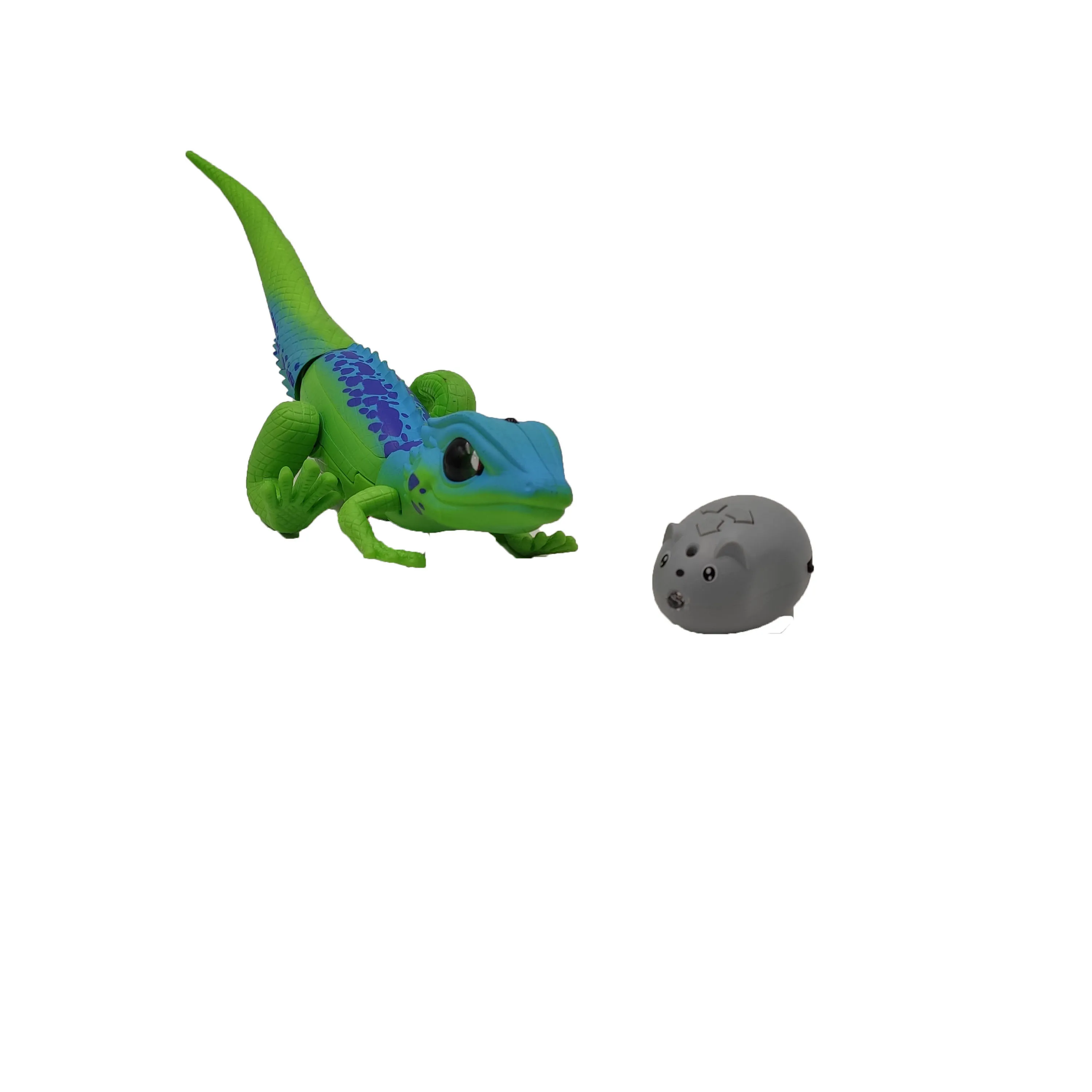 Plastic Infrared Control Remote Control Toys Electric Simulated Lizard Toy  Animal Toy with Mouse Shape Remote for Children