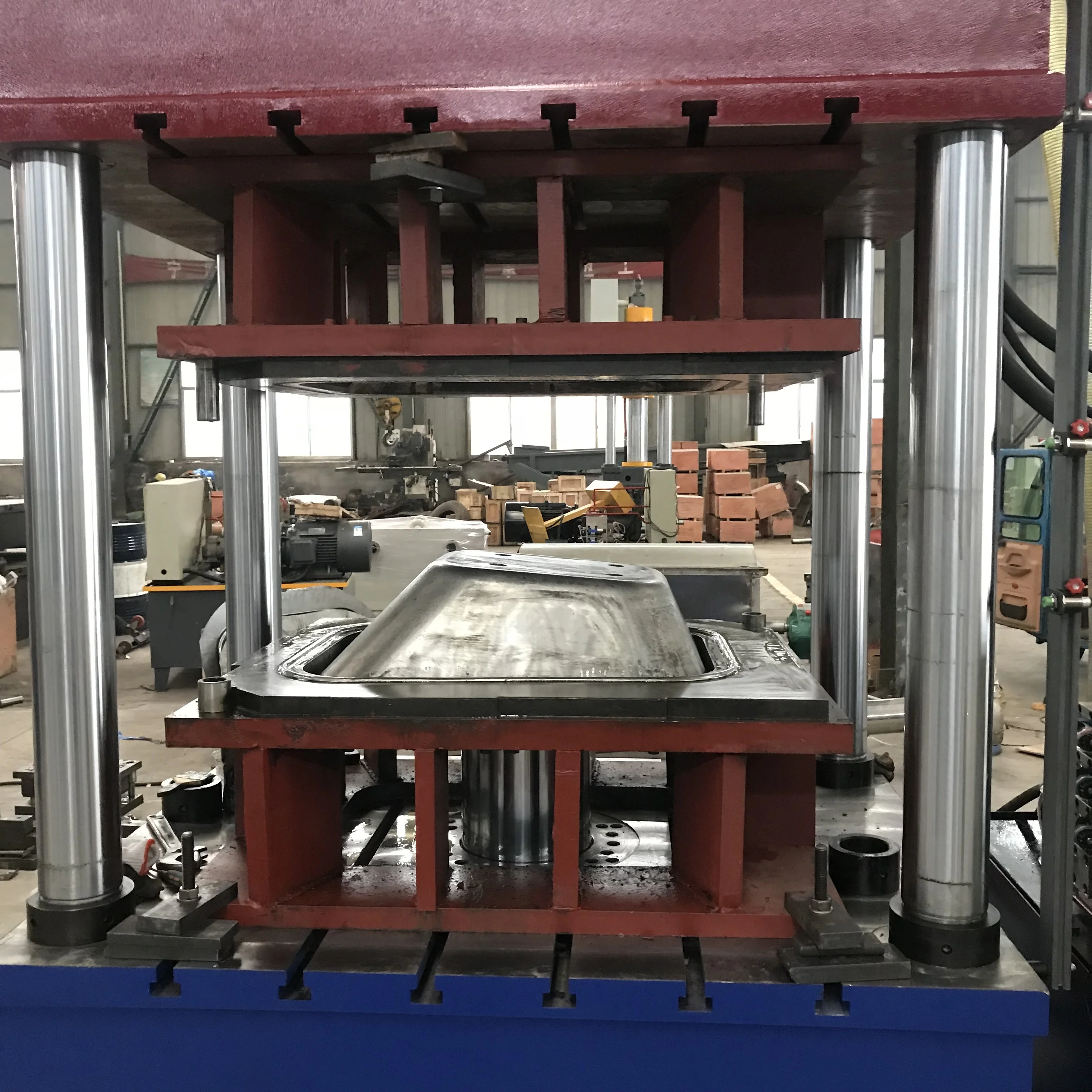 Hydraulic Press Wheelbarrow Making Machine with Molds