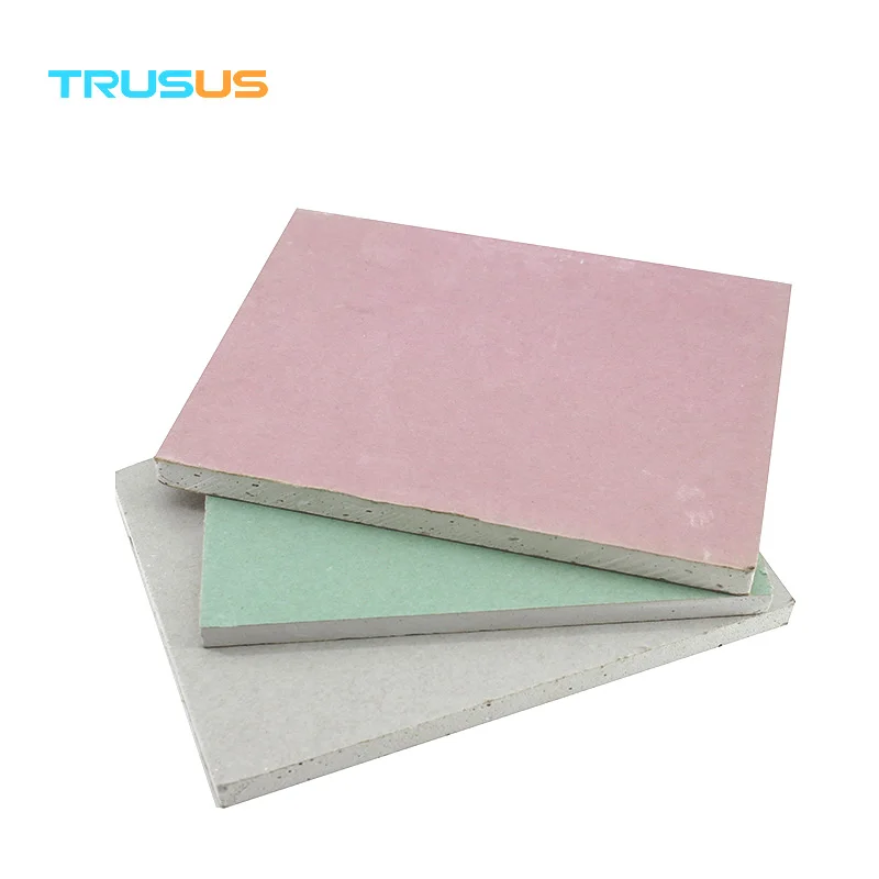 Cheap 12MM Gypsum Board Partition Wall Price Per Sheet in Dubai Sri Lanka Turkey Thailand Oman