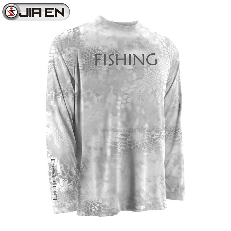 Custom Sublimation Fishing Wear Long Sleeve Fishing Jersey