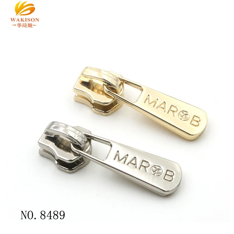 
 Custom accessories Eco-friend metal zipper pull charms in Guangzhou  