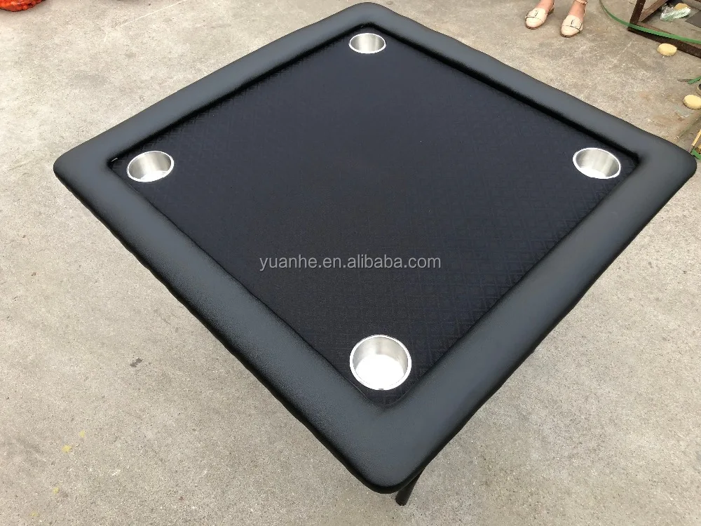 Складной портативный квадратный стол для покерных карт, 1 метр, 4 человека