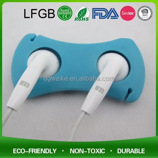 2018Hot и новые наушники линия намотки кабеля силиконовый