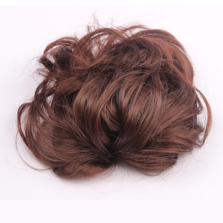 Fashion Head Wear Synthetic Hair Accessories Natural Chignon Fake Hair - Buy  Chignon Fake Hair,Hair Dome Hair Chignon,Curly Fake Hair Chignon Product on  