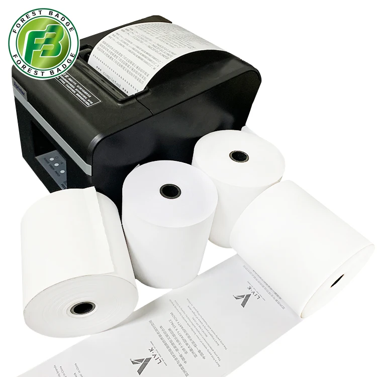 
BPA FREE Thermal paper cashier paper rolls 57 x 50mm 70gsm 