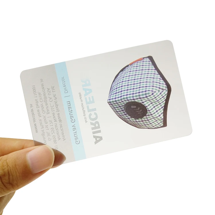 Custom Eyelet Card clear PVC Plastic Transparent Card with Hole