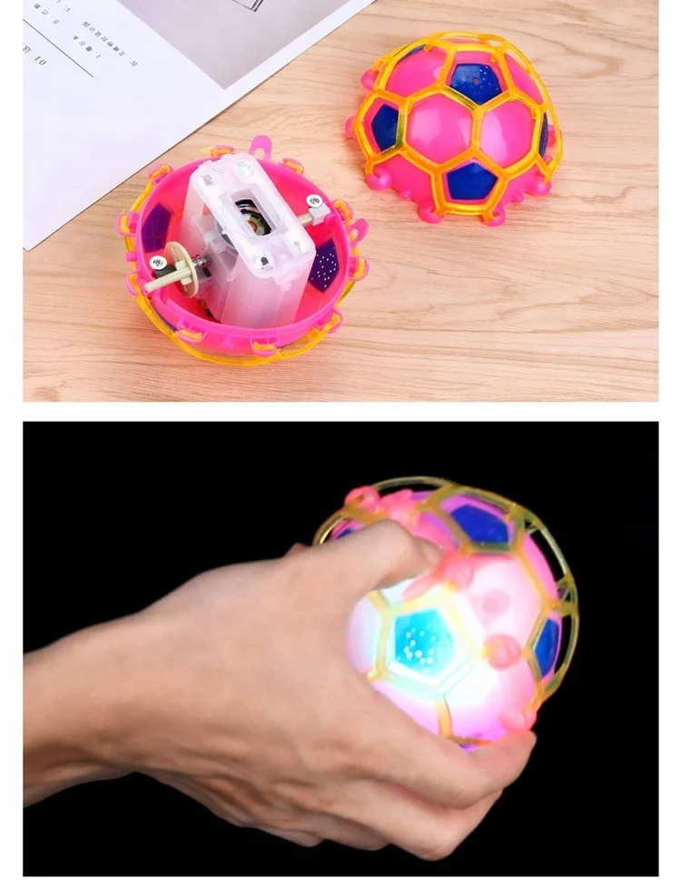 12 Balles Hérisson LED Clignotantes | Lot 6 Couleurs, 5.5cm | Cadeau Fête, Anniversaire, Stimulation Sensorielle - 10