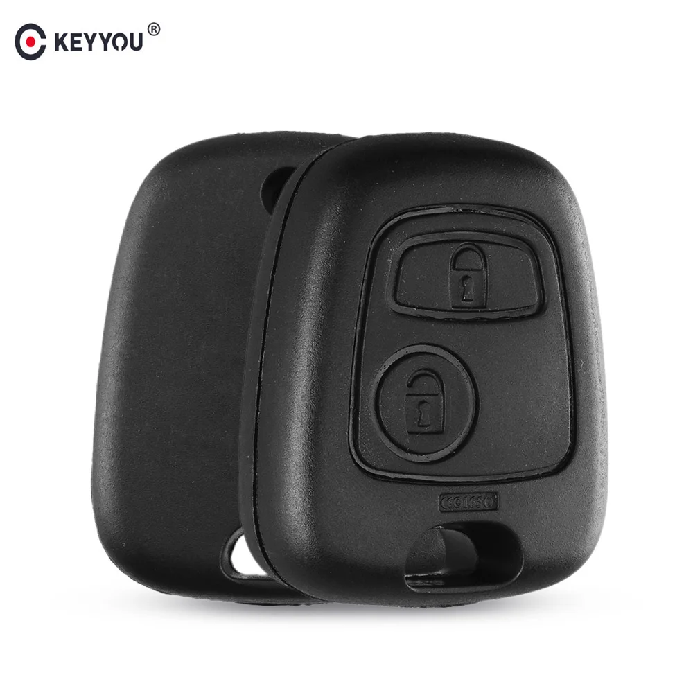 Keyyou Vervanging 2 Knoppen Afstandsbediening Autosleutel Geval Shell Voor Peugeot 107 207 307 407 206 306 406 Fob Cover Zonder Blade - Buy Voor Peugeot 207,Voor Peugeot 307,Voor Peugeot 407 Product on Alibaba.com