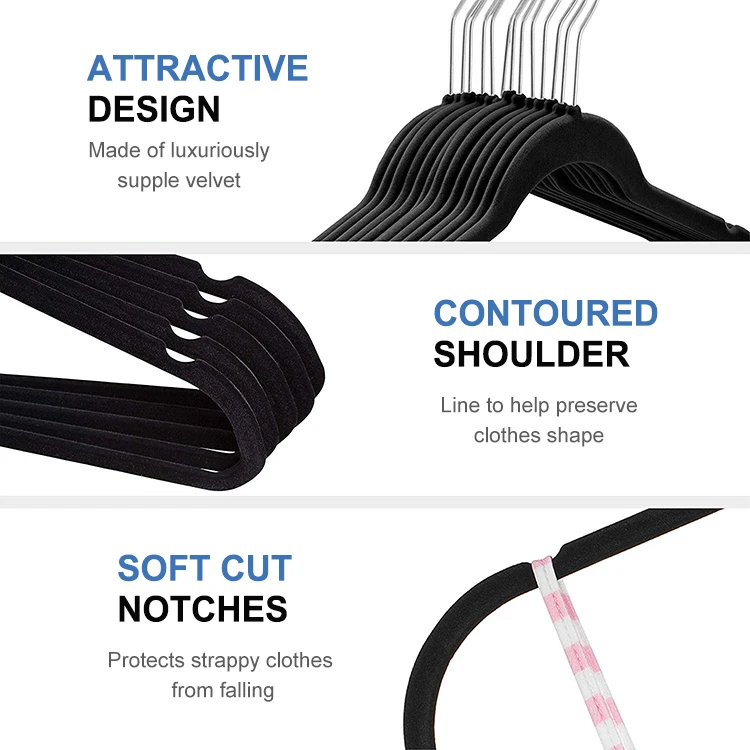 Cheap Non Slip Rubber Inserts Slim Grips Plastic Thin Clothes Hanger-Lindon  Co., Ltd