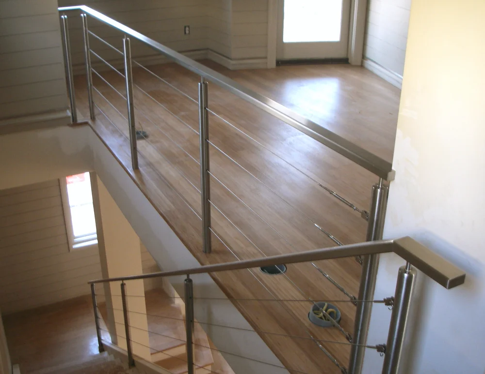 Good Quality Stainless Steel Dia4/5/6mm Cable/Wire Customized New Design Balcony Railing from FoShan Factory details