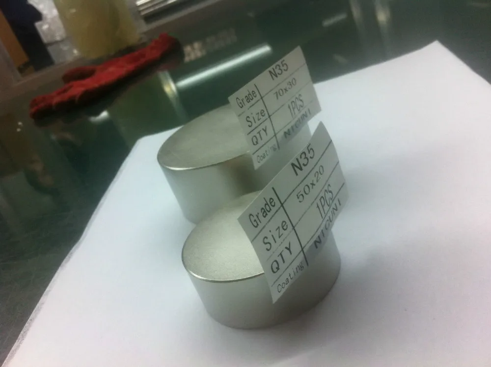 N42 большой цилиндр магнита 50x25 50x30 60x30 70x30 70x 40 нинбо завод