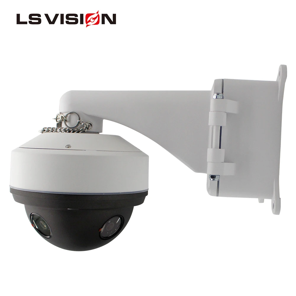 LS VISION 360 Degree IP Security PTZ Rotation Panoramic Dome Camera CCTV  with Lens Project Use