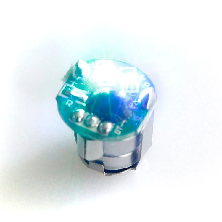 Mini pre-programmed color led vibration light module for gift box and children toy