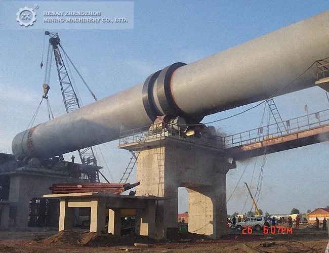 ZK Factory Priced Active Lime Calcination Kiln Rotary Kiln for Cement Clinker, Lime Bauxite Industrial Kiln System with Burners