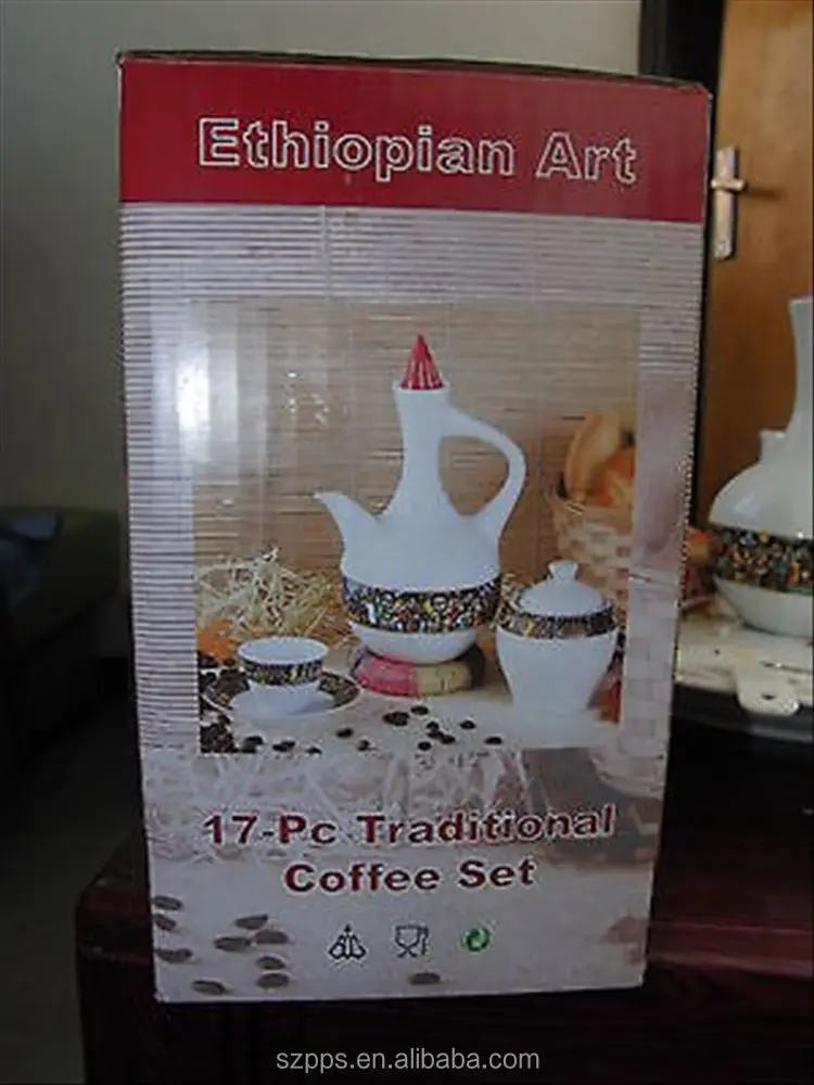 Traditional Children's Coffee Set ,jebena Set for Kids Play, Jebena Set Toys,  Habesha Kids Toys, BUNA 