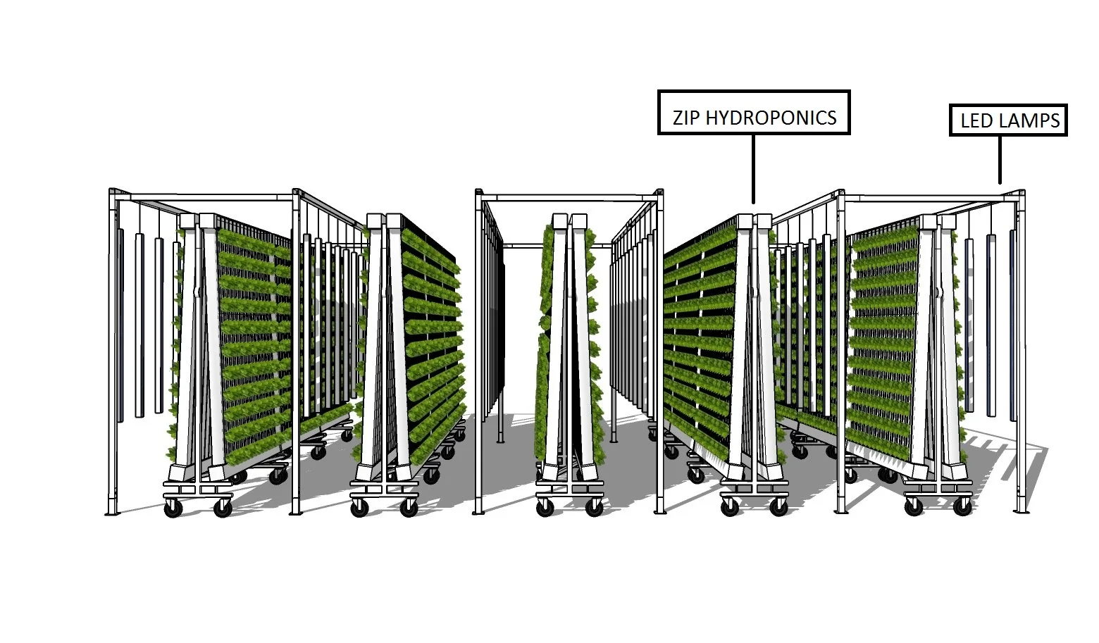 Large Plastic Pvc Planting Zip Hydroponics System Vertical Independent ...