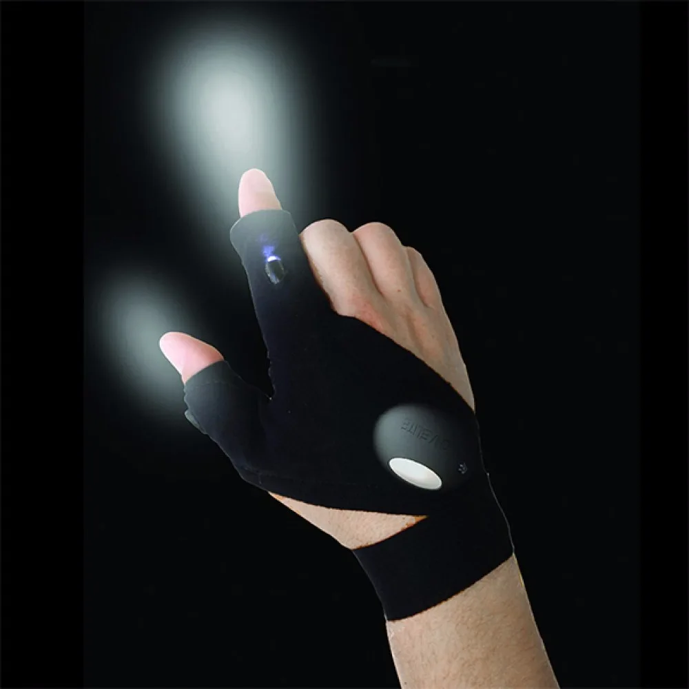 Glove-Lite LED Flashlight: Rechargeable, Water-Resistant, Hands